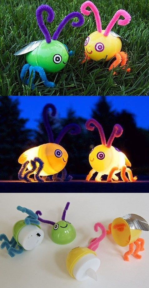 Check out this awesome Light-up Firefly Craft! Great for summer night-time fun o