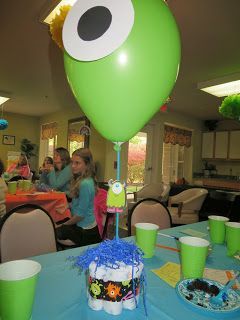 It’s A Party-ful Life! Monsters University/Monsters Inc. baby shower decor