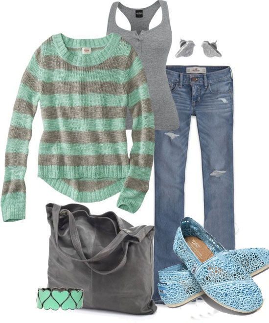 Outfit TOMS shoes