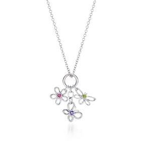 Tiffany & Co Butterfly and Flower Necklace