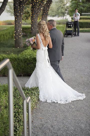 Wedding dress low back allure couture bridal