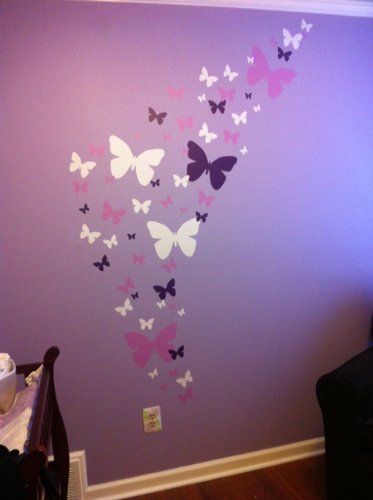 girls room decor butterflies flowers | little girls bedroom ideas: little girls