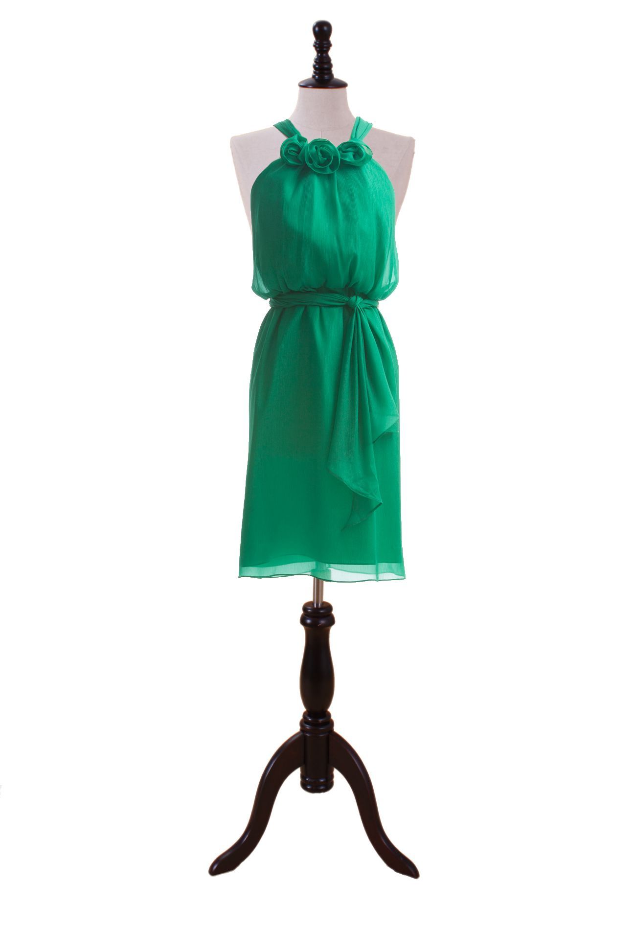 Mother of Groom … Fashionable Halter Blouson Chiffon Dress
