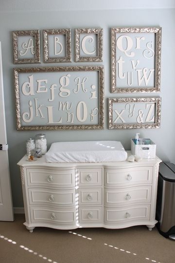 use a dresser for a changing table so it can be functional when they get older i
