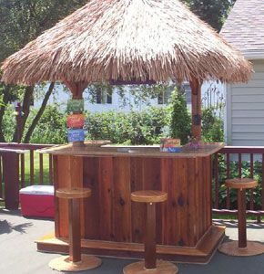 Build your own tiki bar.  This is on my life plan!  I will have a kick ass tiki
