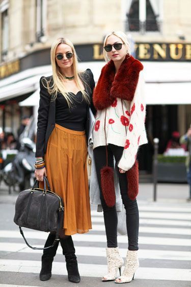 Camel and Black – Always my favorite!!! Paris Street Style – 2012 Haute Couture