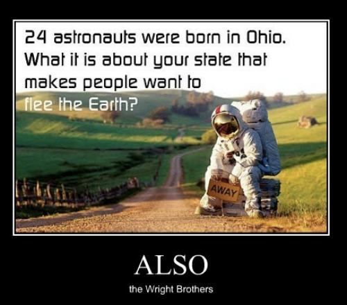 24 astronauts were born in Ohio. What is it about your state that makes people w