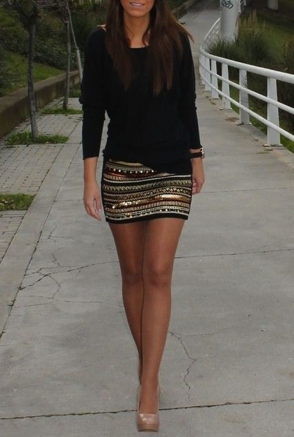 A great date night outfit! One day when I am skinny again and have a tan….this
