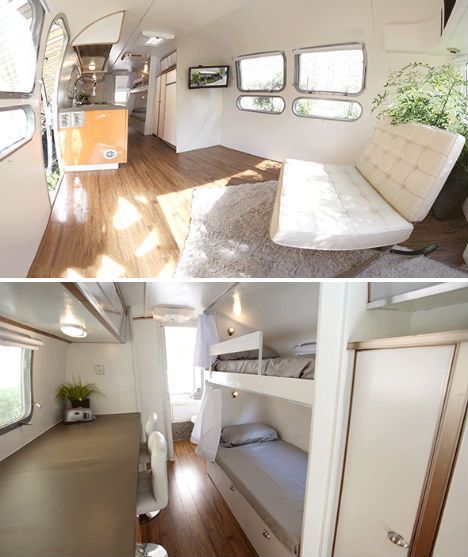 airstream remodel | Vintage Airstream Trailers Remodeled into Bright Homes | Web