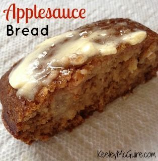 Applesauce Bread-good anytime of year and you can keep applesauce on the shelf t