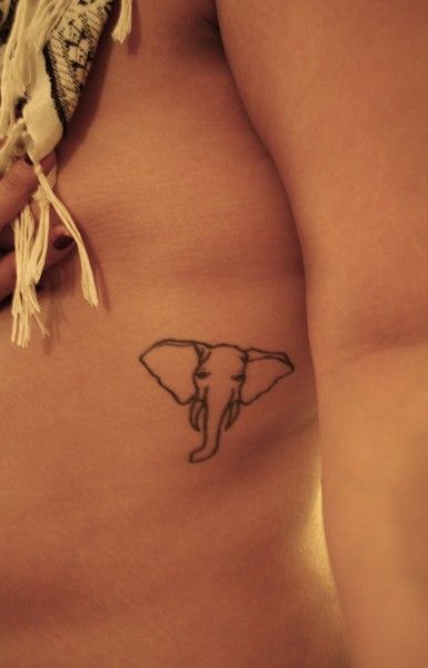Brittany Hughes, this makes me think of you! elephant tattoo