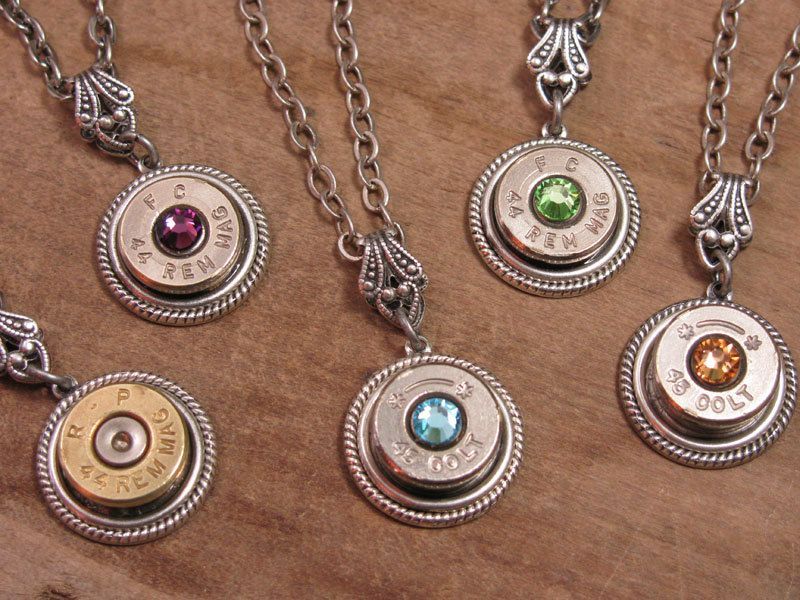 Bullet Jewelry – Conservative, Yet Edgy 44 Magnum or 45 Auto Single Bullet Casin