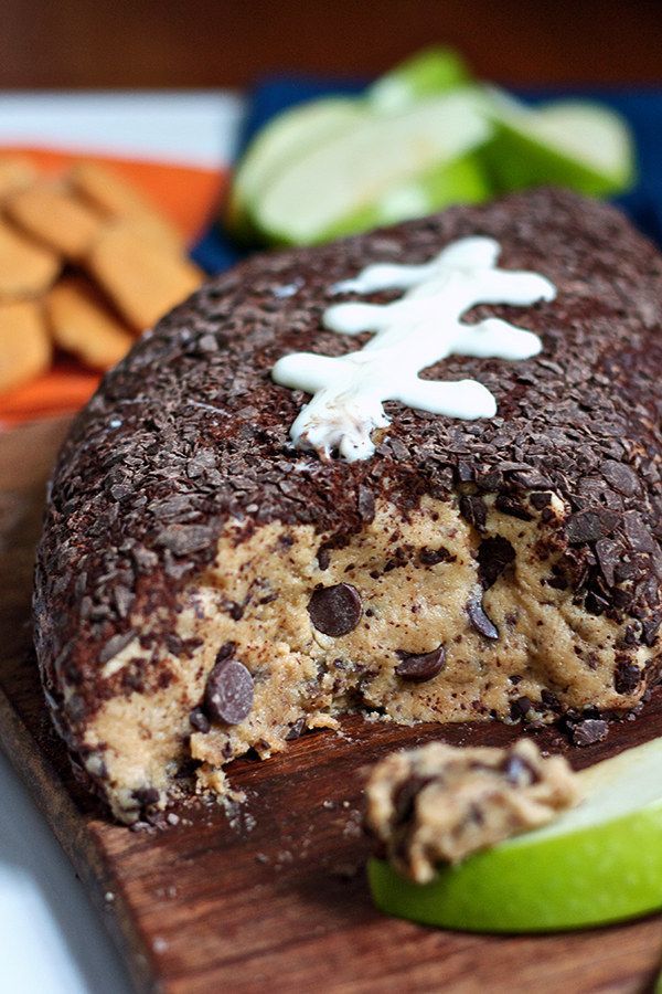 Chocolate Chip Cookie Dough Football Dip | 23 Life-Changing Ways To Eat Chocolat
