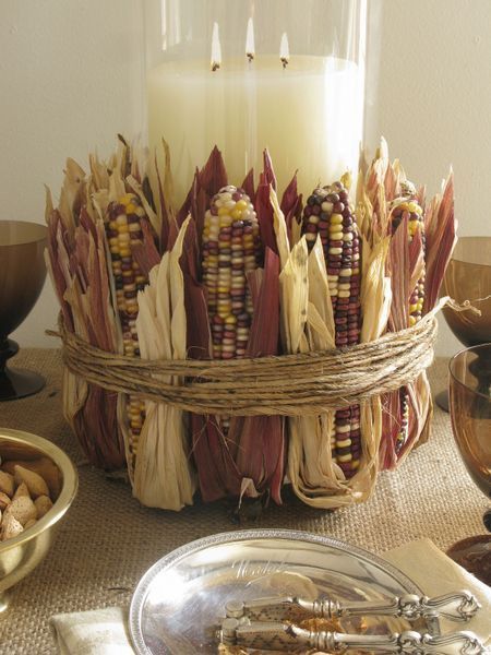 DIY fall decor ideas — what is it about corn that says Autumn?