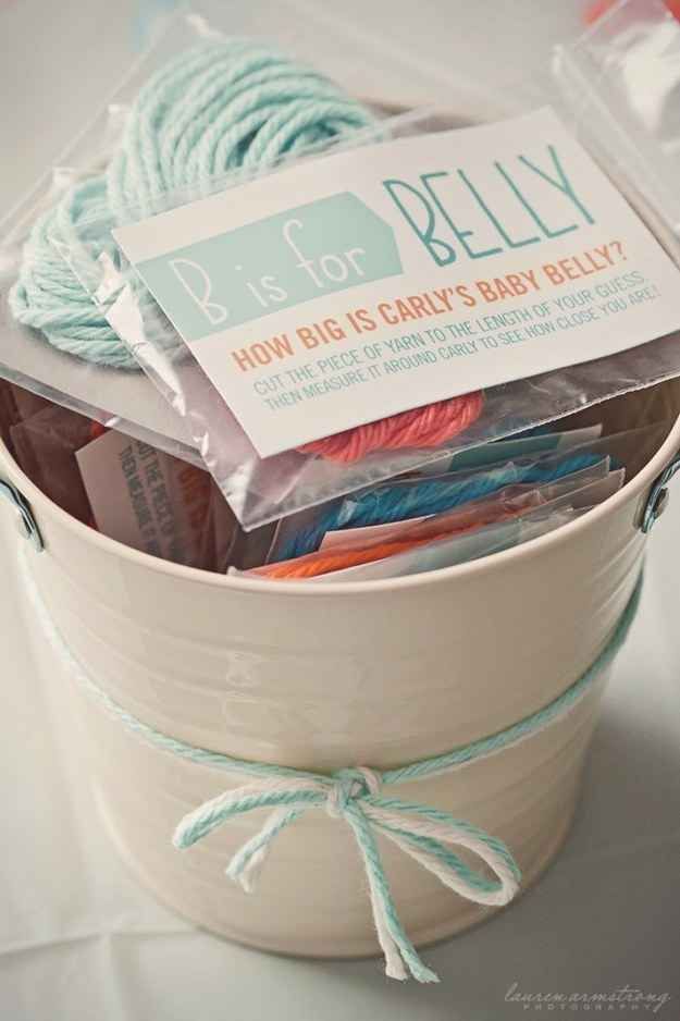 Measure Moms Belly | 30 Baby Shower Games That Are Actually Fun