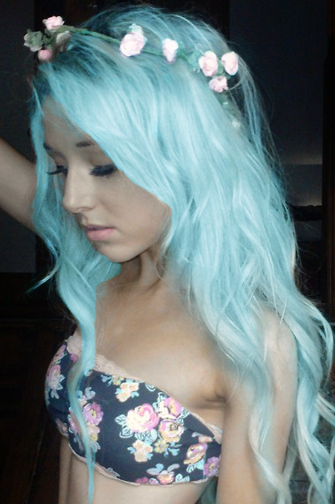 models with blue hair | am going to dye my hair blue. – March 2013 Birth Club –
