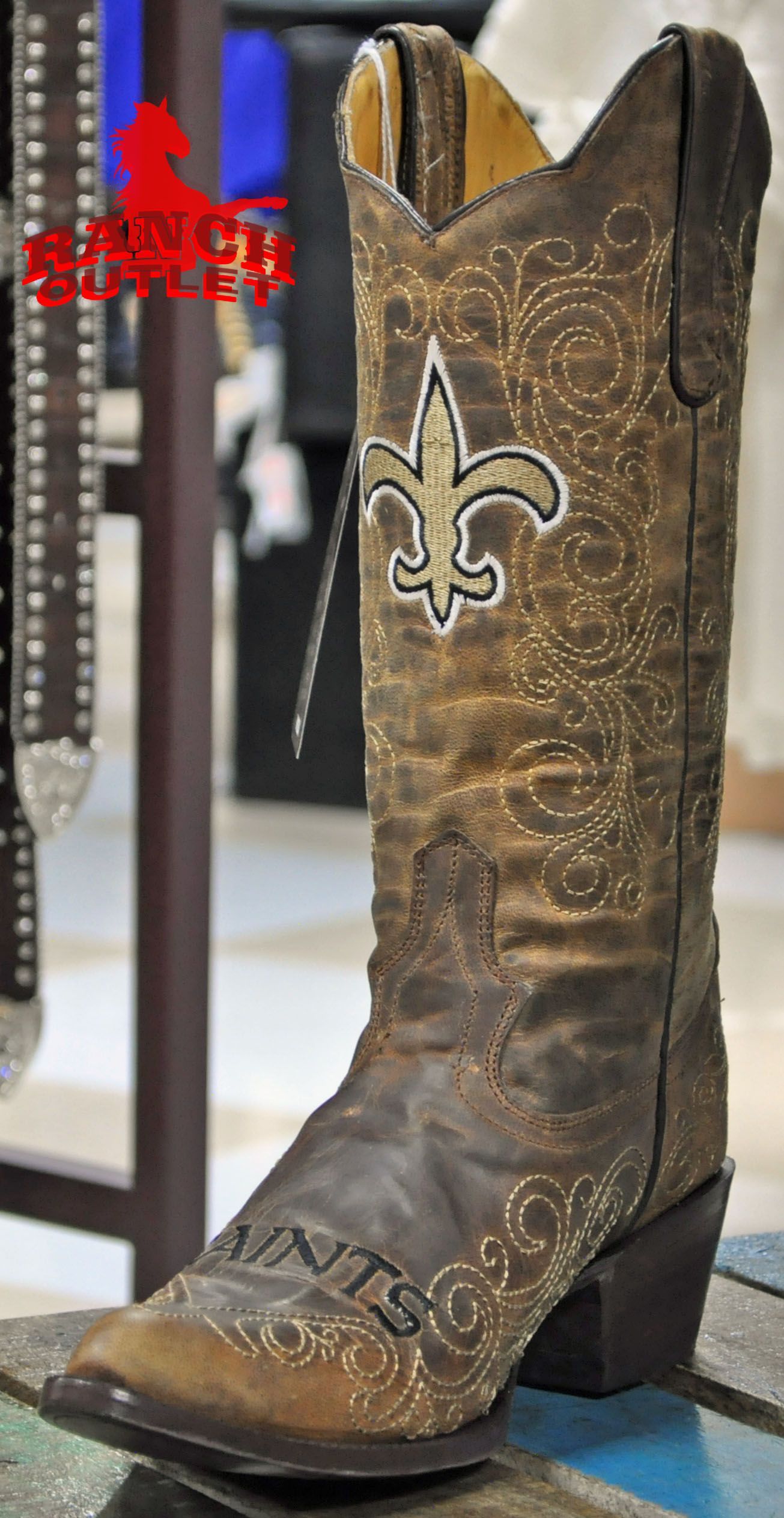 New Orleans Saints Cowboy boots