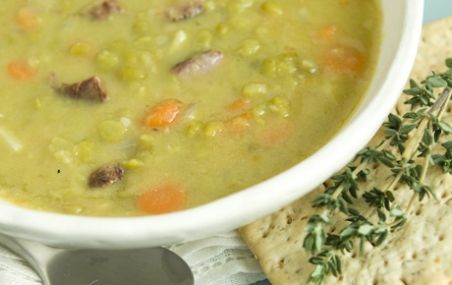 TRIED IT: Crockpot Split Pea Soup with Ham…Absolutely amazing… Added cubed p