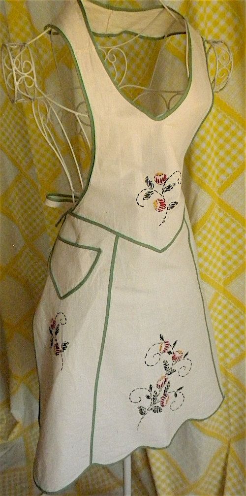 Vintage apron.  Wish I was skinny.