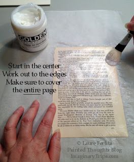 Watercolor Painting On Old Pages – Tutorial