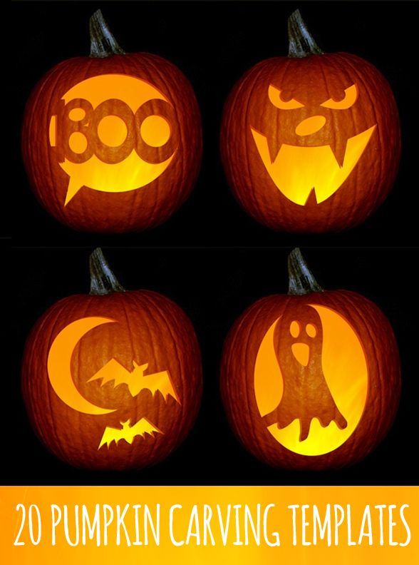 20 pumpkin carving templates