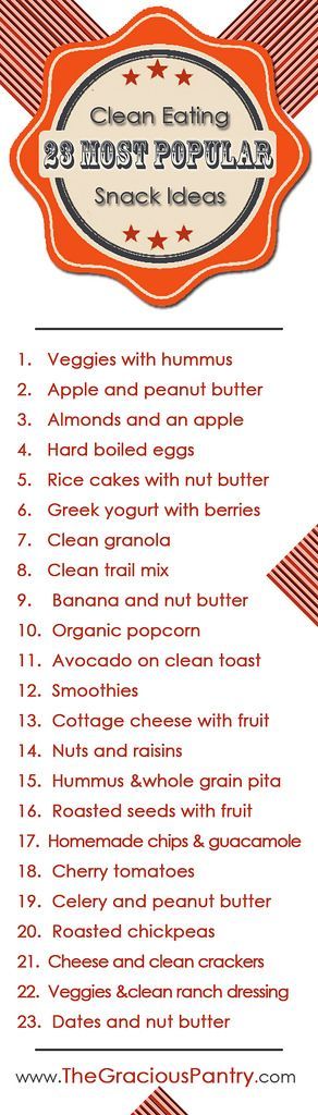 23 Clean Eating Snack Ideas (minus the rice cake!)