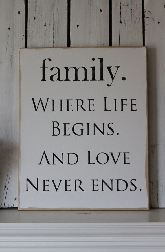 always love your family through the rough times and the best of times