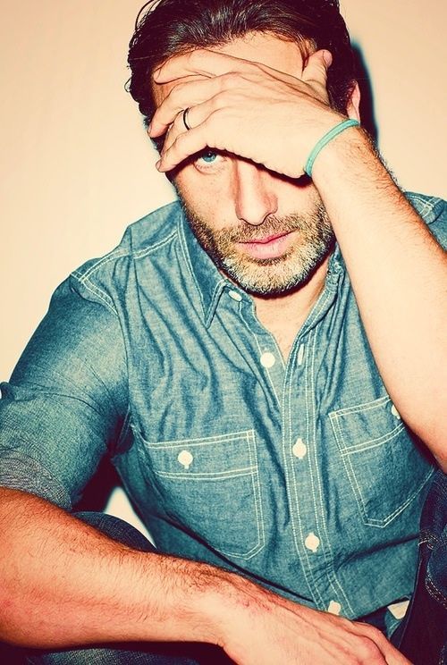 Andrew Lincoln. Delicious accent. Plays Rick Grimes. Also known as the cutiepie
