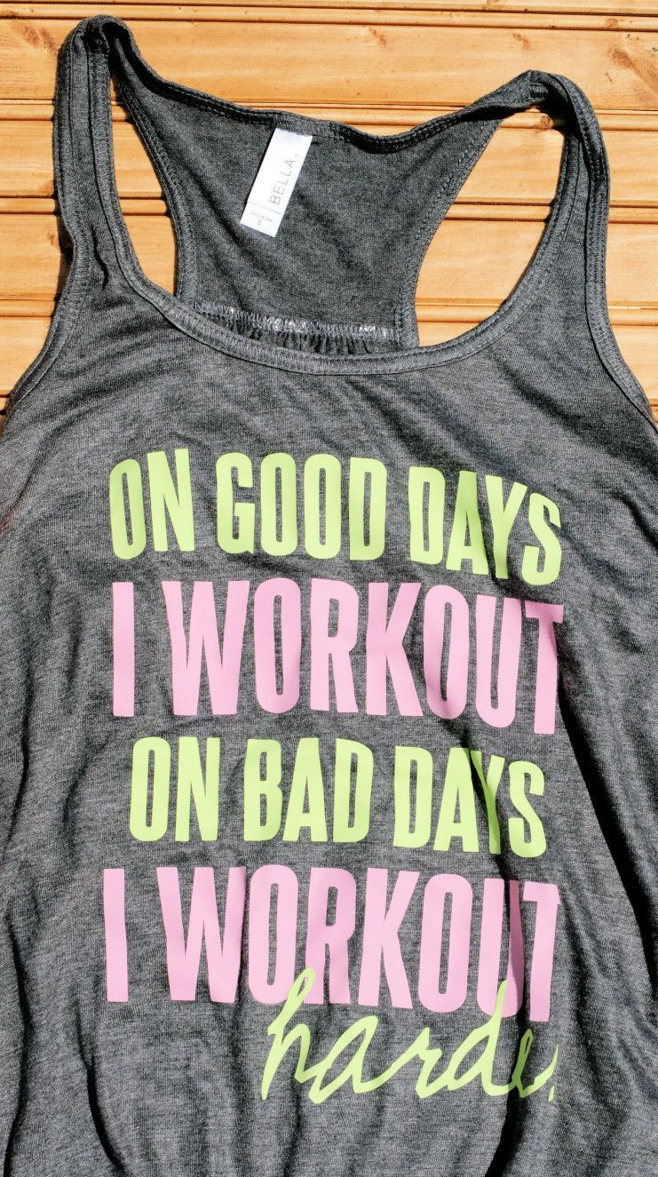Bad Days  Womens Workout Gym Tank by TapRackBangNet on Etsy, $30.00