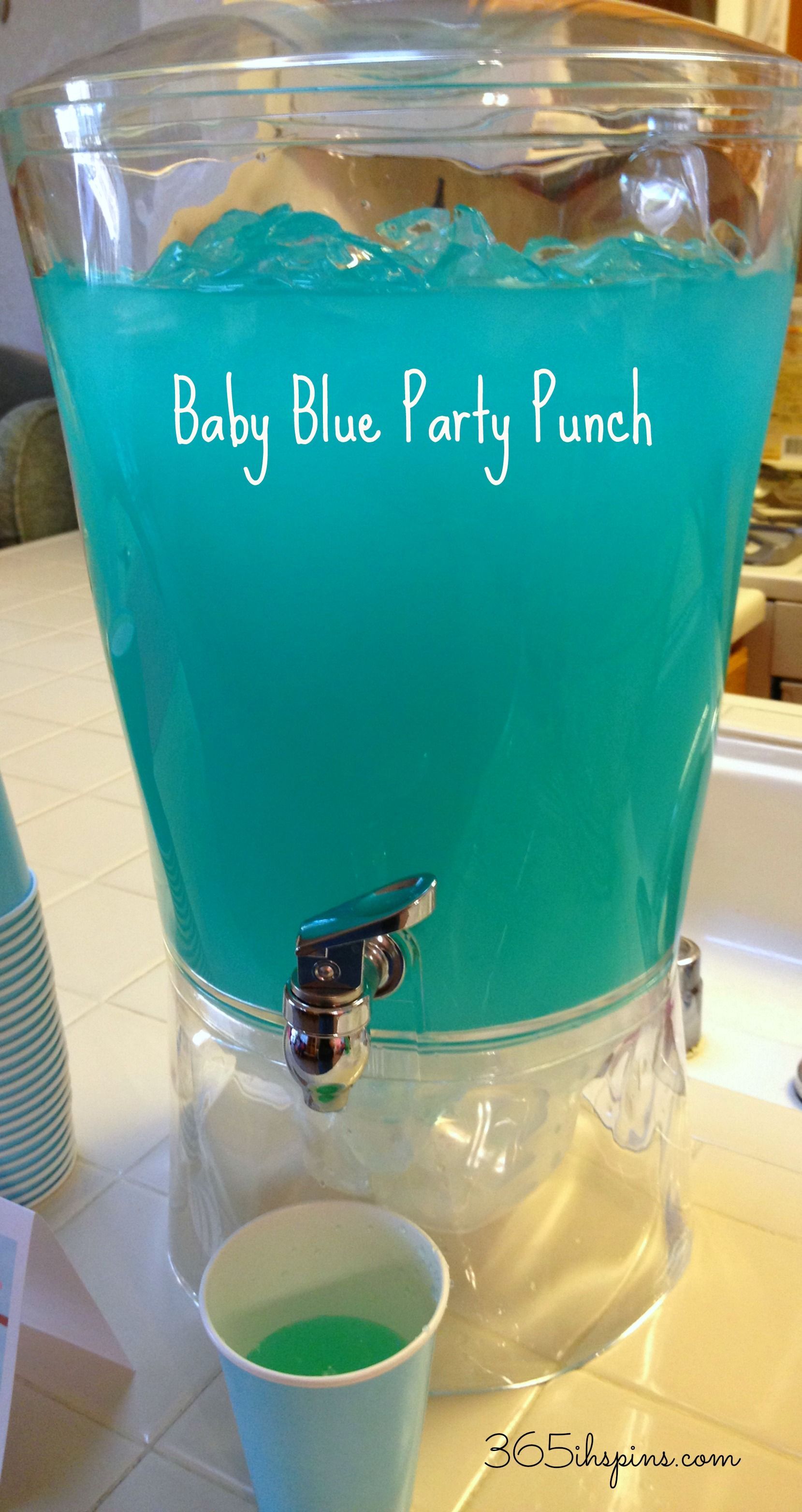Blue Punch For Baby Shower | Day 291: Pretty Pink Punch & Baby Blue Punch | 365i