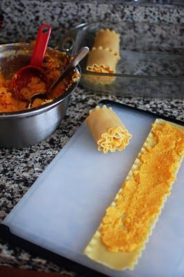Butternut Squash Lasagna Rolls | Beantown Baker