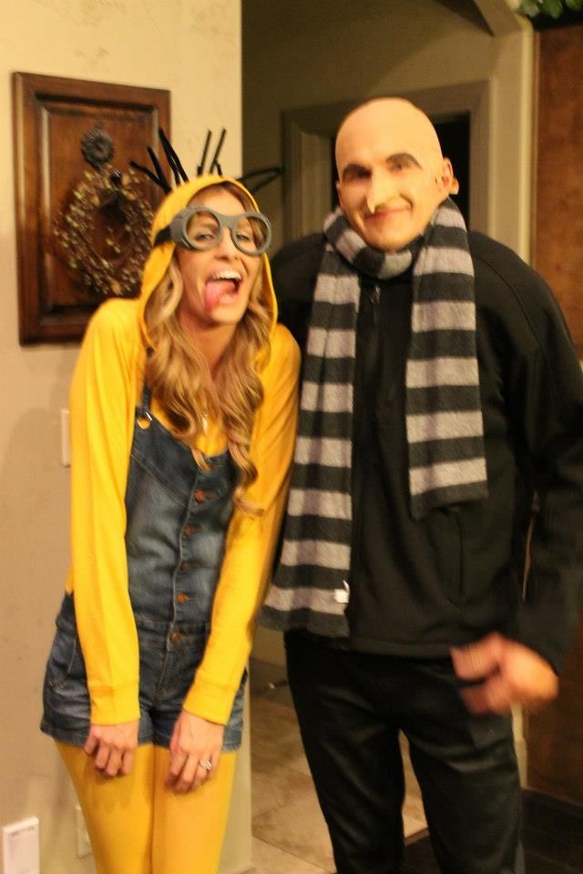 Costume Minion and Dr. Gru–Ryan and I should totally do this!