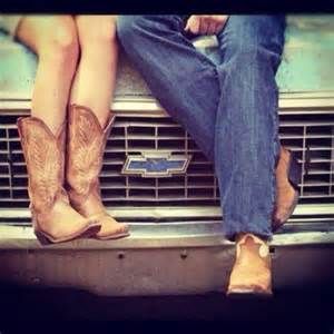 cute country couple cowboy boots,  Think this would be one for Melanie and her b