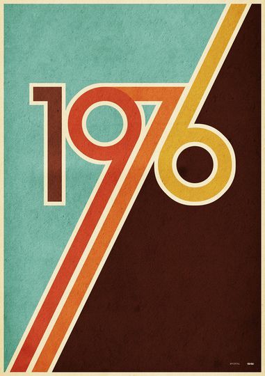 Design Flashback: The Colors of the 70s (Note to self: buy the 76 poster for my