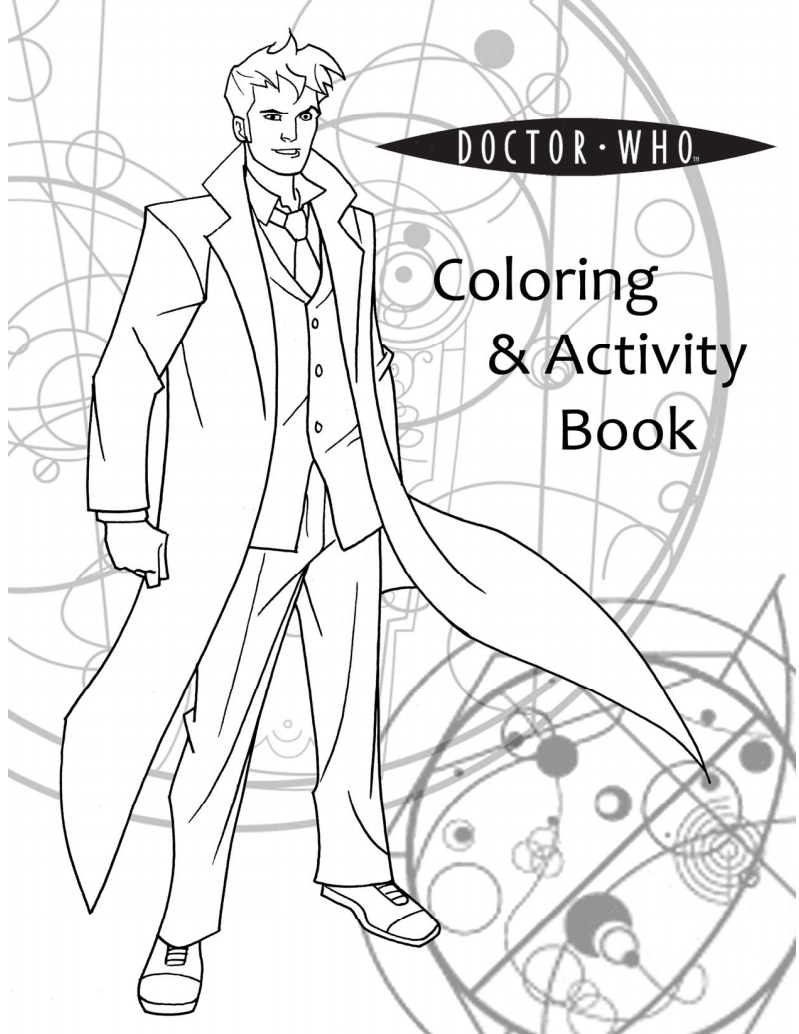 Doctor Who coloring pages. Totally worth the ink. (I dont watch Dr. Who, but hav