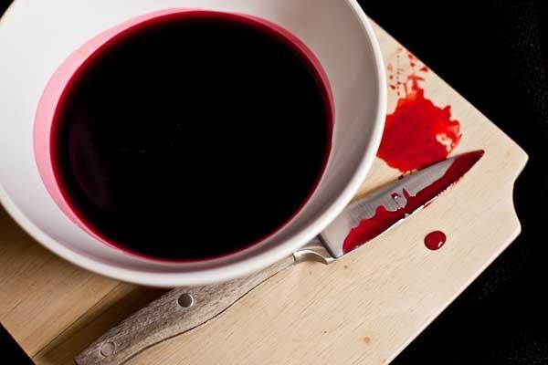 Edible blood is the perfect way to make all of your Halloween desserts look gros