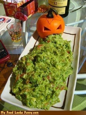 Halloween guacamole