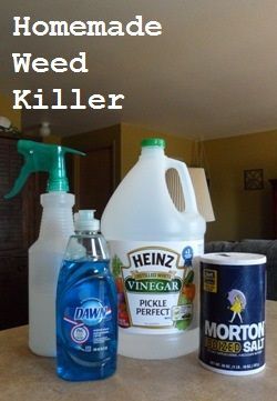 Homemade Weed Killer Here is what you will need: 1 gallon of white vinegar 1/2 c