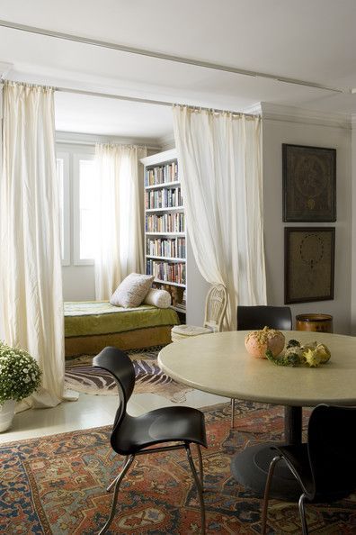 Love the idea of books and a long comfy space to read!  reading nook.