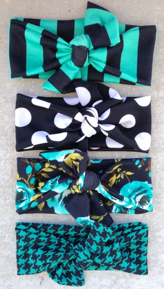 Oh my goodness!!! I love these!!! LITTLEMISSDESSA Teal Houndstooth Handmade by L
