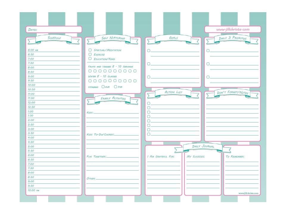 Printable Time Management System for Busy Moms!   #timemanagement