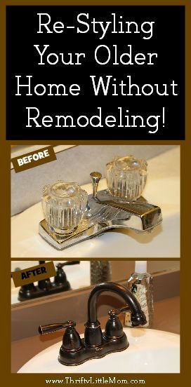 Re-Styling Your Home Without Remodeling. You can do it yourself