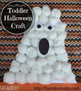 Toddler Halloween Craft BOO!