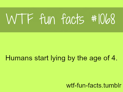 WTF Facts : funny, interesting & weird facts. um more like 3! my 3 yr olds alrea
