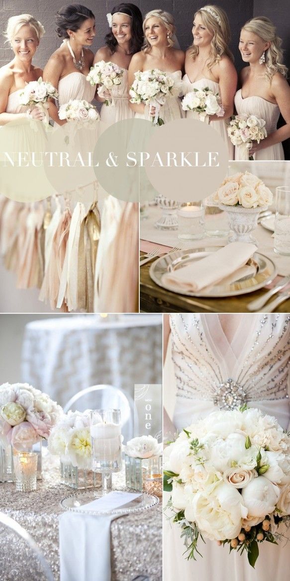 2015 Vintage Wedding Colour Trends – Neutral, Sparkle and Sequins Inspiration vi