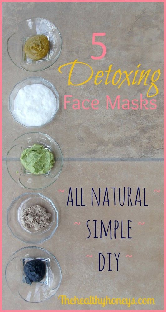 5 Detoxing Face Masks. These are so easy to make and feel amazing!- The Healthy