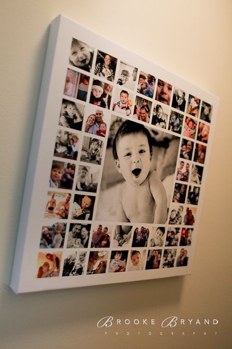 ADORABLE photo project.  Must try this! #photo #canvas