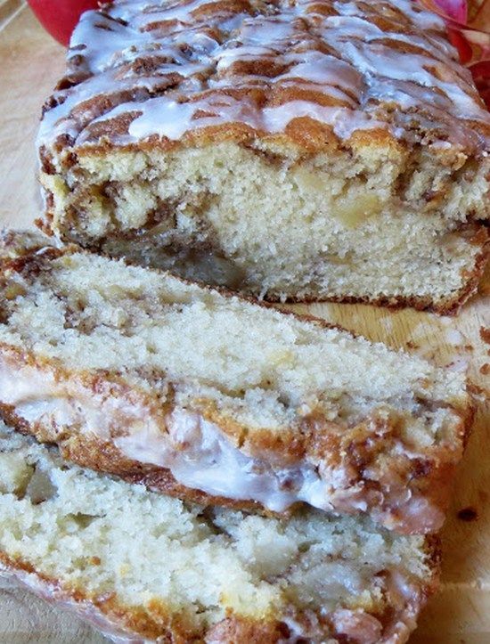 Apple Fritter Bread–This bread tastes EXACTLY like an apple fritter You probabl