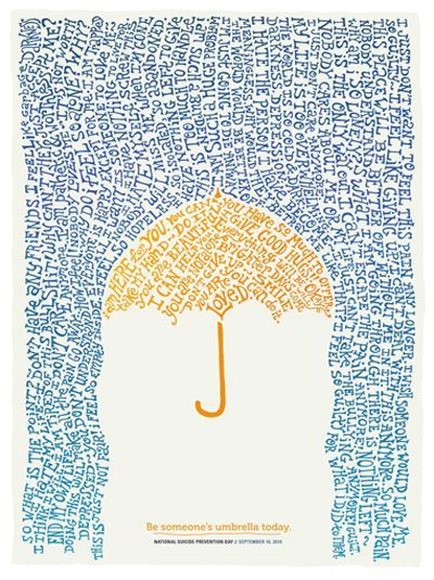 “Be someones umbrella today.” I wouldnt mind having this hanging on my wall.