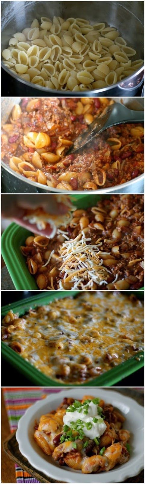 Chili Pasta Bake ~ Perfect for chilly weather :)